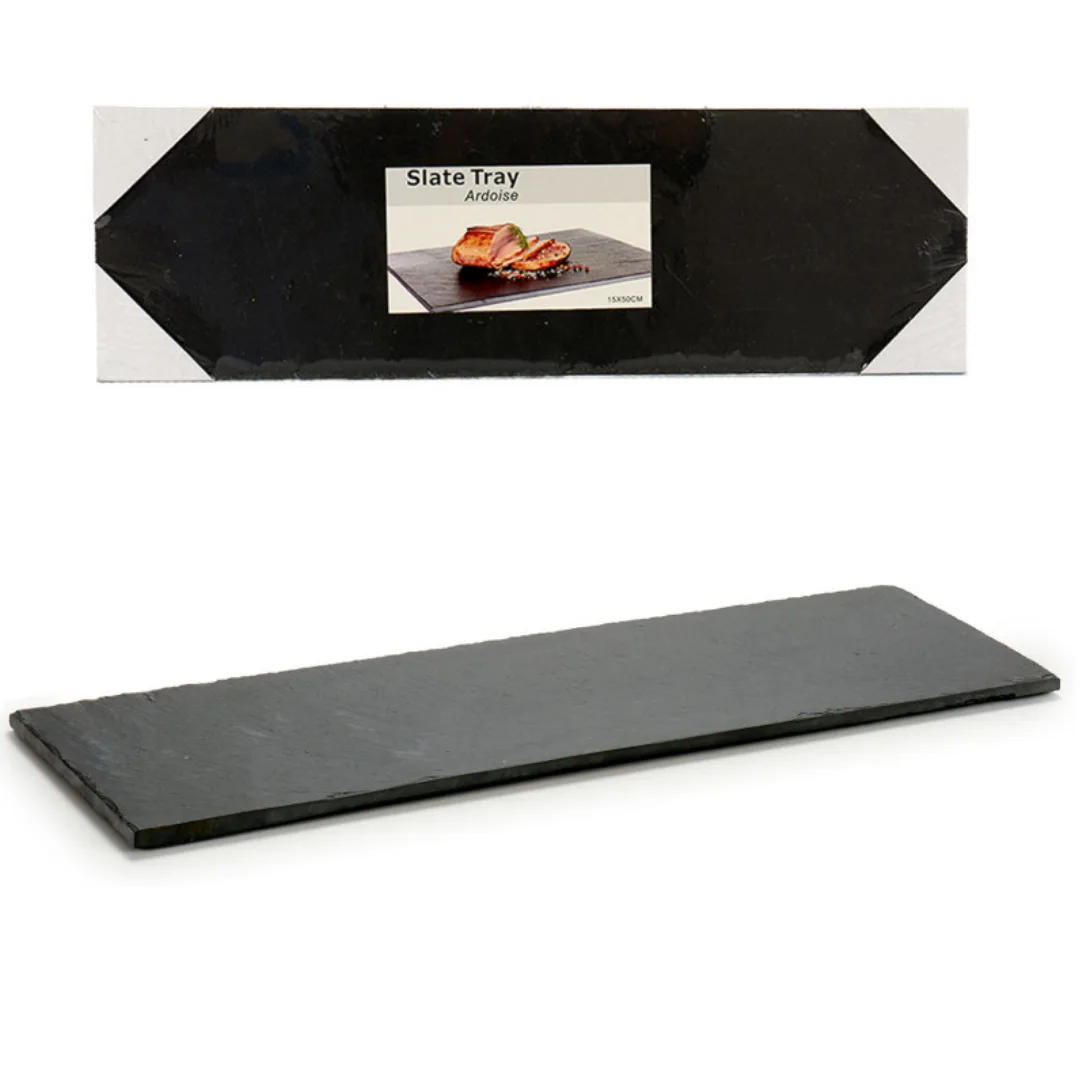 Slate appetiser board, 50 x 15 cm