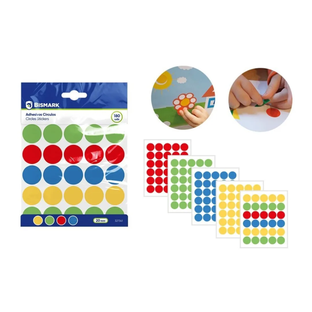 Circle stickers, 2 cm