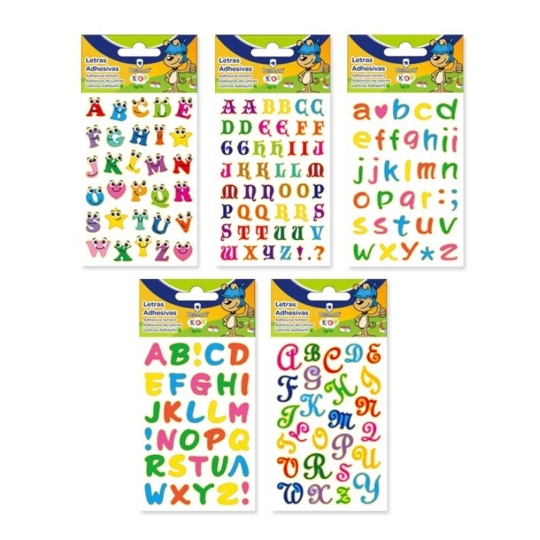 Letter stickers