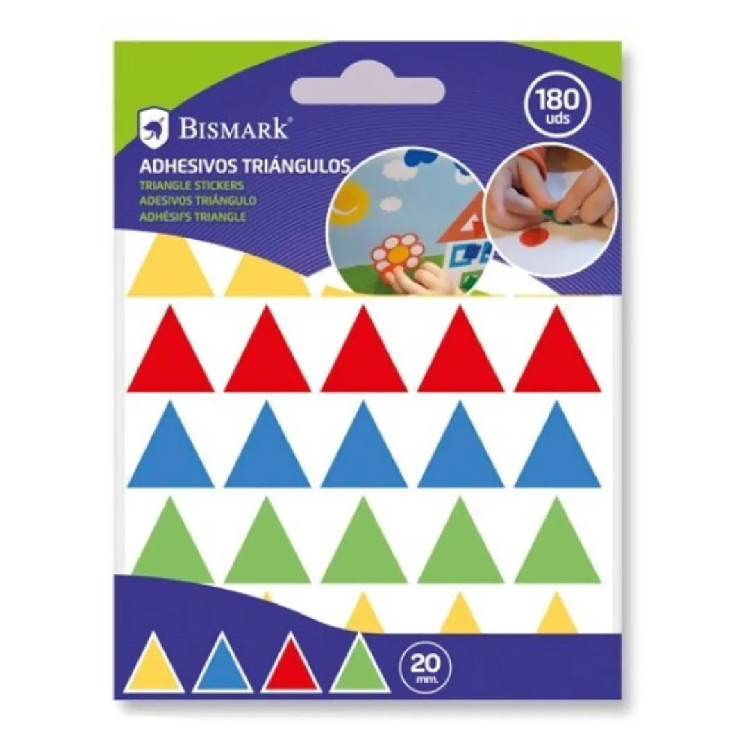Triangle stickers, 2 cm