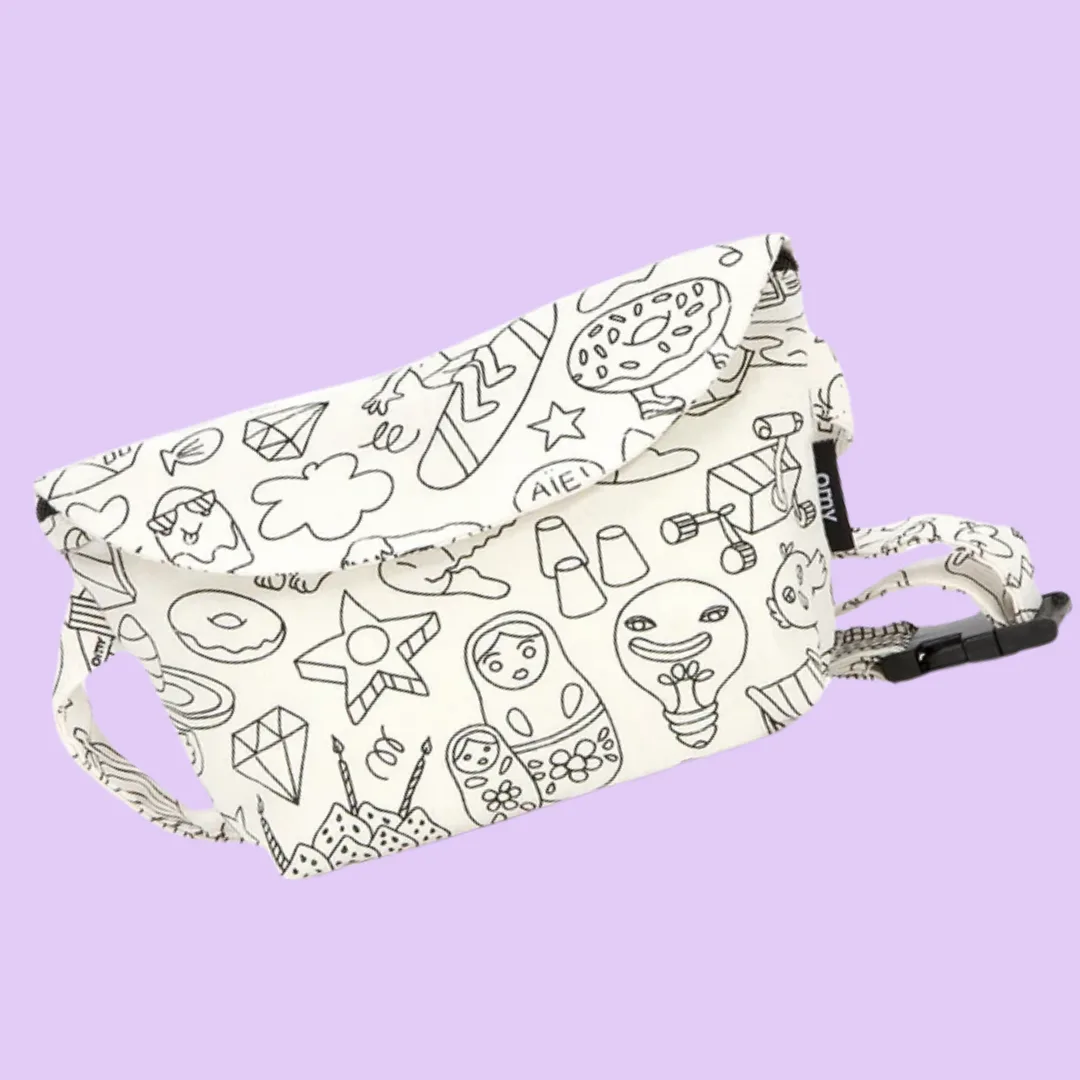 OMY colour-in bum bag