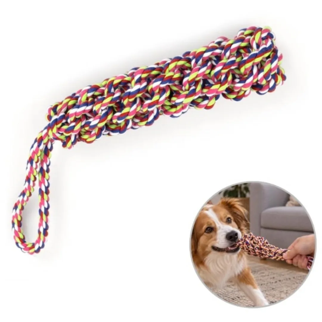 Braided rope pet toy, 40 cm