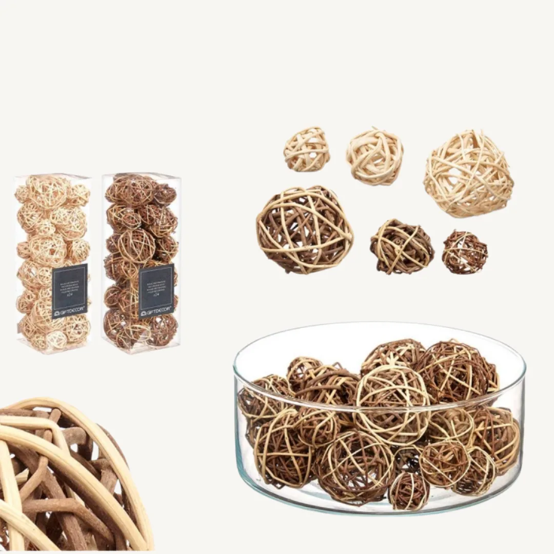 Set of 24 decorative balls