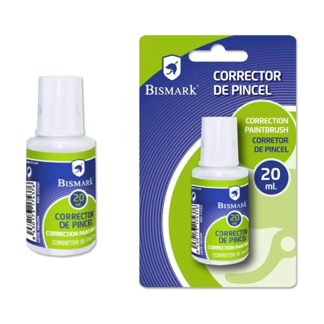 Bismark correction fluid with brush, 20 ml