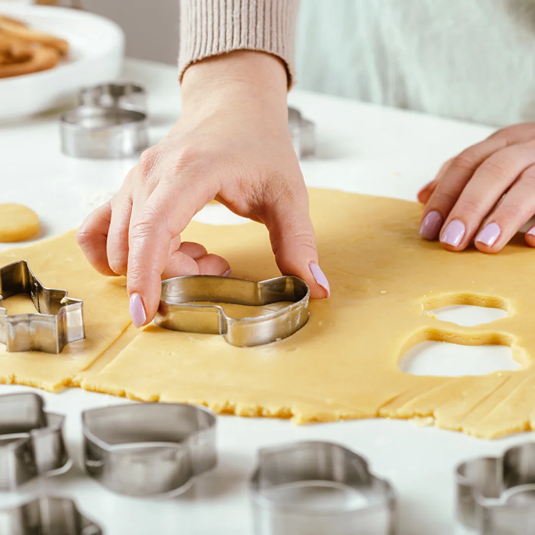 Stainless steel biscuit cutters, set of 15