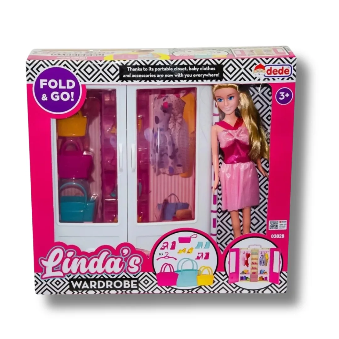Linda doll with wardrobe