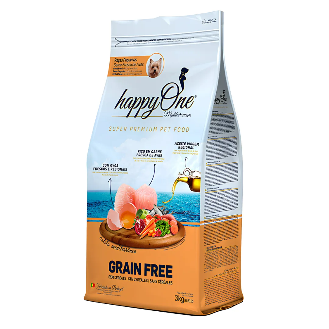 HappyOne Mediterraneum small breed dog food, 3 kg