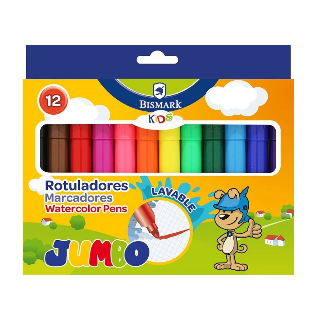 Bismark jumbo markers, pack of 12