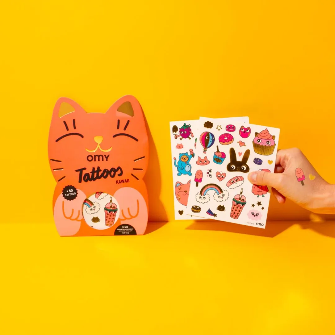 OMY temporary tattoos, Kawaii