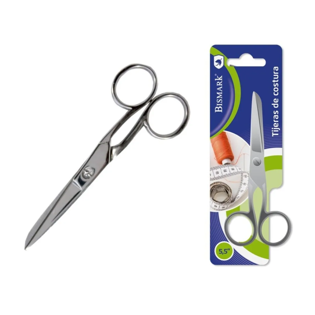 Bismark steel sewing scissors, 5.5 inch