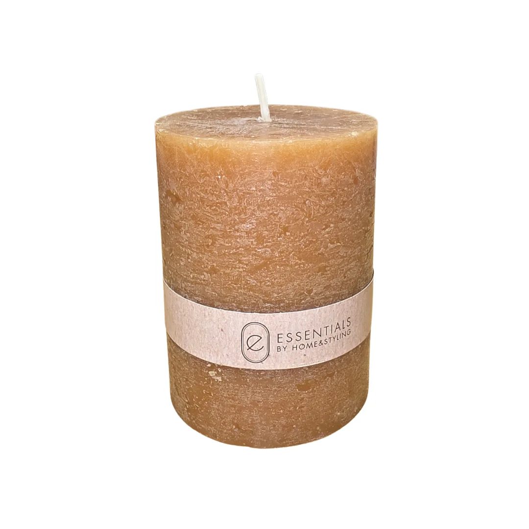 Rustic candle, 6 x 8 cm